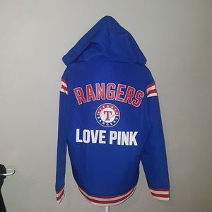 Pink by VS  Texas Rangers Baseball Hoodie
